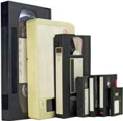 Videobanden voor digitalisatie: VHS, Hi8, S-VHS, VHS-C, Video 8, Digital 8, Mini DV.